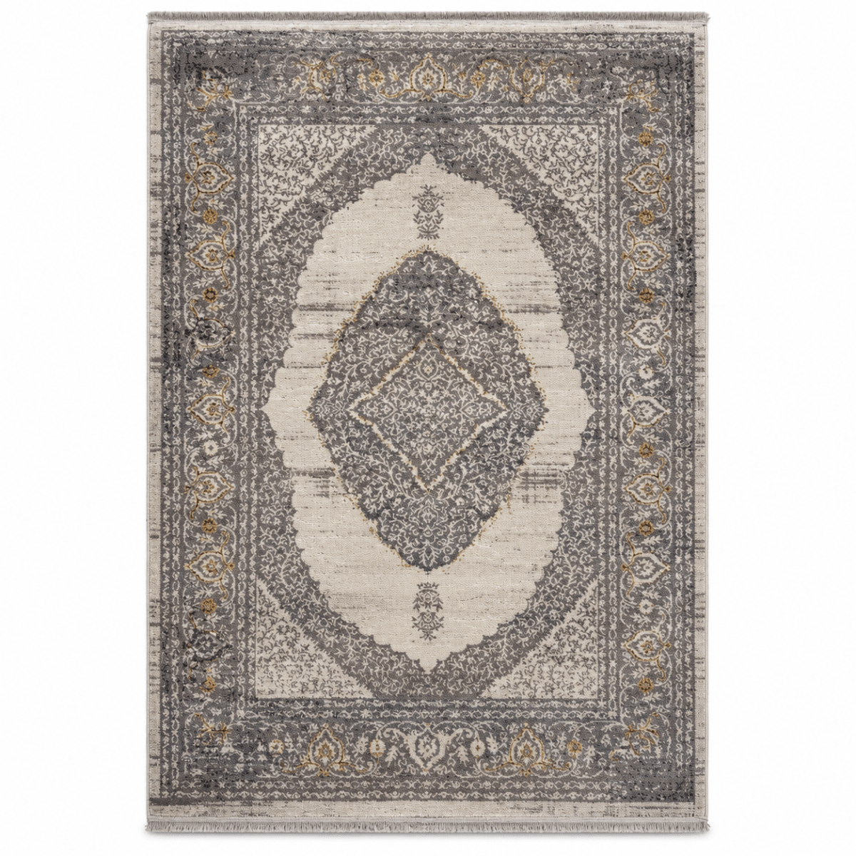 LYON Turkish Traditional Area Carpet – Beige – 120 × 170 cm - Al Thahani Furniture