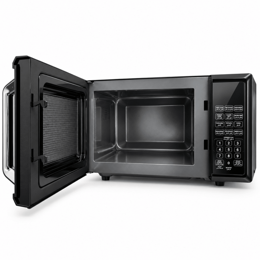 Midea EM925A2GU-BK 25L Digital Microwave Oven – Black – 900W - Al Thahani Furniture