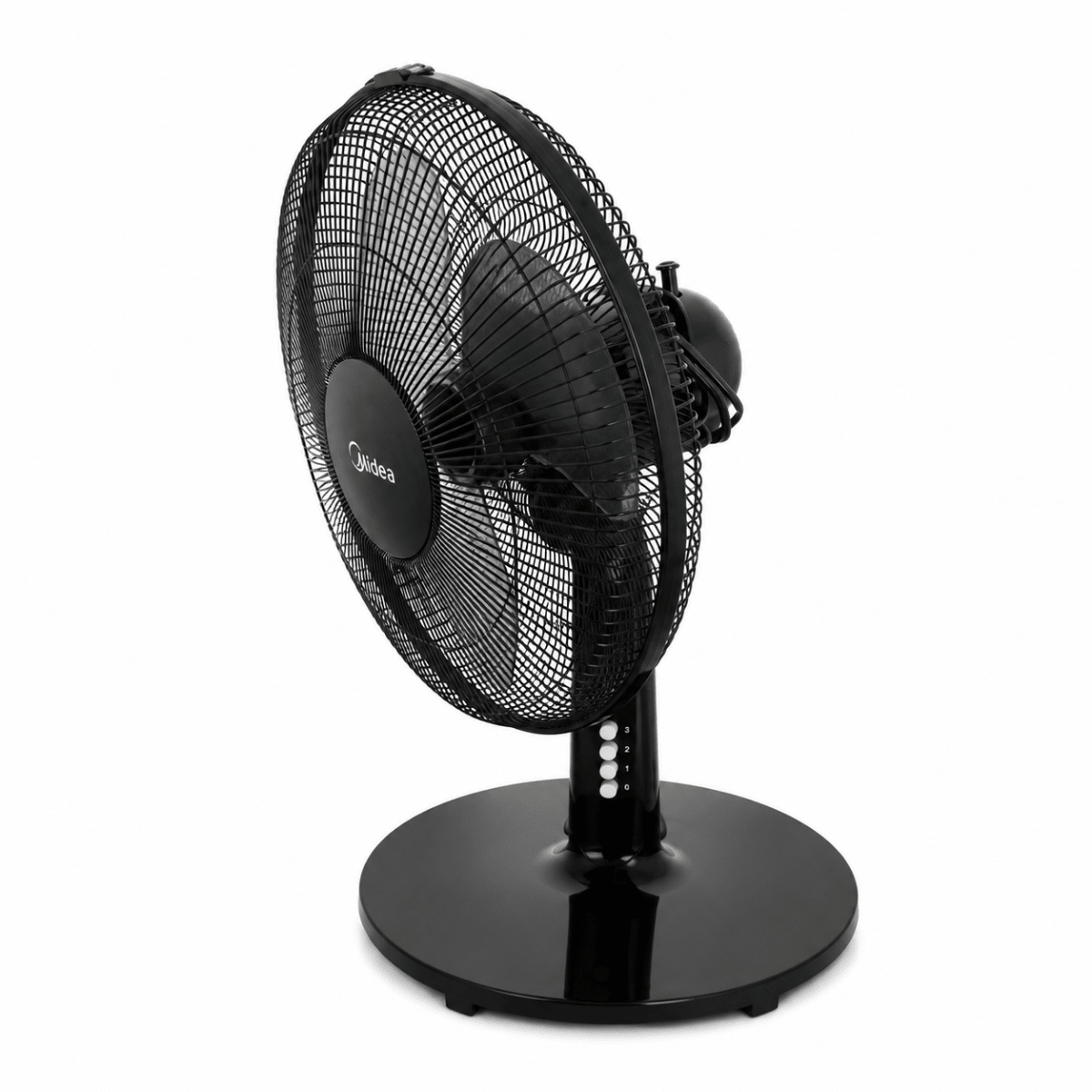 Midea FS40-19K 2-in-1 Pedestal & Table Fan | 16-Inch, 50W, Black - used 4 months - Al Thahani Furniture