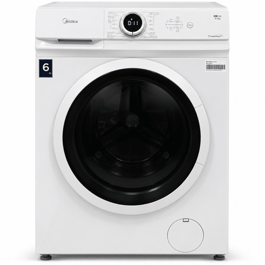 Midea MF100 6kg Front Load Washing Machine with Lunar Dial – White - Al Thahani Furniture