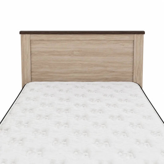 Modern - Rustic Single Bed Set with Mattress | 120x200 cm - used 7 months - Al Thahani Furniture