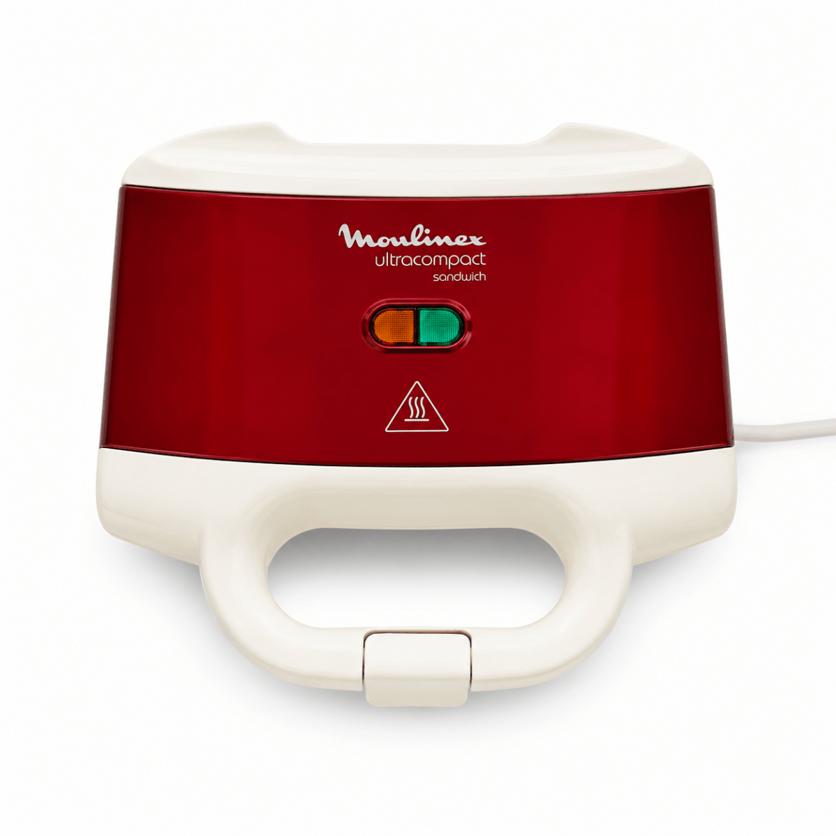 Moulinex Ultracompact SM156843 700W Sandwich & Panini Maker – Red & White - Al Thahani Furniture