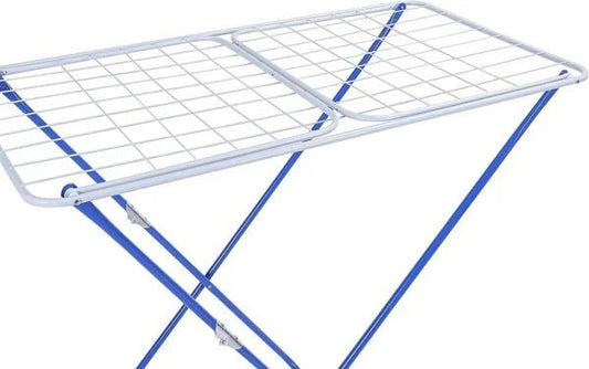 MyChoice Foldable Clothes Dryer | White & Blue | Space - Saving Design - althahanifurniture