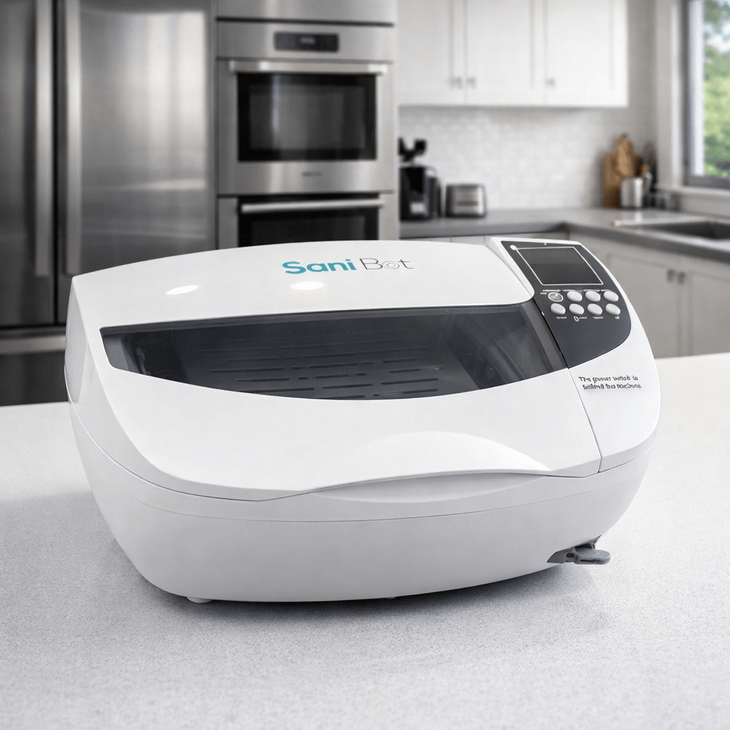 Sani Bot D3 Ultrasonic CPAP Cleaner – Water - Based – Patented Ultrasonic Cavitation - althahanifurniture
