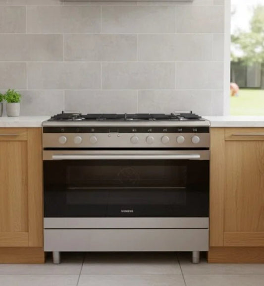 Siemens Freestanding Full - Gas Range Cooker | 90x60cm | 5 Burners with Wok Hob - althahanifurniture