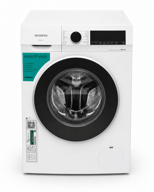 Siemens iQ300 WG44A100GC 9kg Front-Load Washing Machine – 1400 RPM – White - Al Thahani Furniture