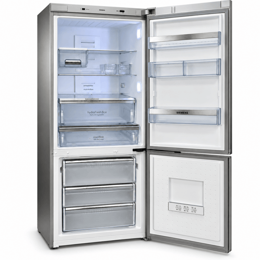 Siemens KG56NAI20M/04 iQ500 497L No Frost Bottom Freezer Refrigerator – Stainless Steel - Al Thahani Furniture