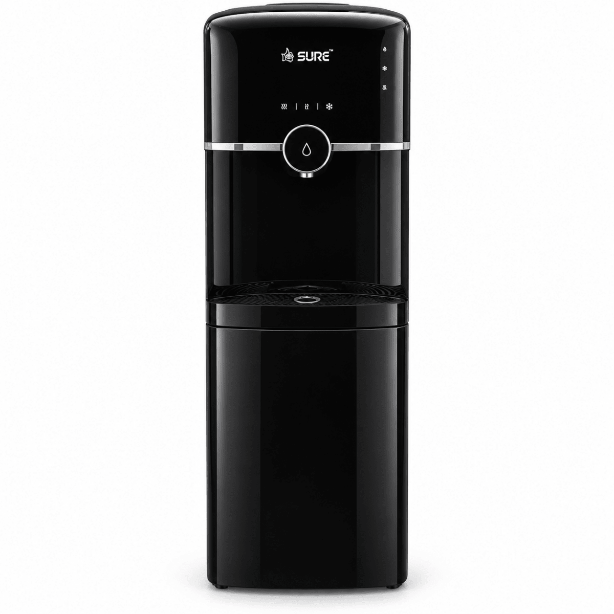 SURE SBL70 Bottom-Loading Hot, Cold & Normal Water Dispenser – Black - Al Thahani Furniture