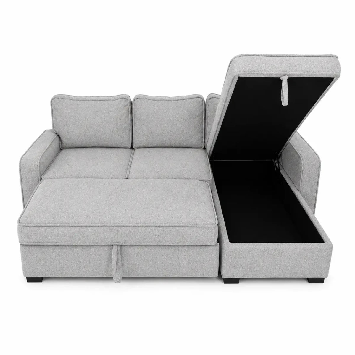 Venice Next 3-Seater Reversible Corner Sofa Bed with Storage | Easy Clean Fabric - used 8 months - Al Thahani Furniture