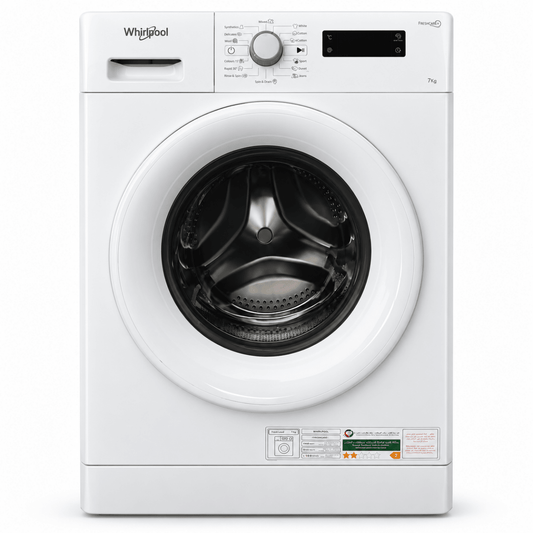 Whirlpool 7kg Front Load Washing Machine – FWF71052W GCC – White - Al Thahani Furniture