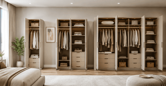 2-Door Vs 3-Door Vs 4-Door Wardrobe: Which One Do You Need? - Al Thahani Furniture