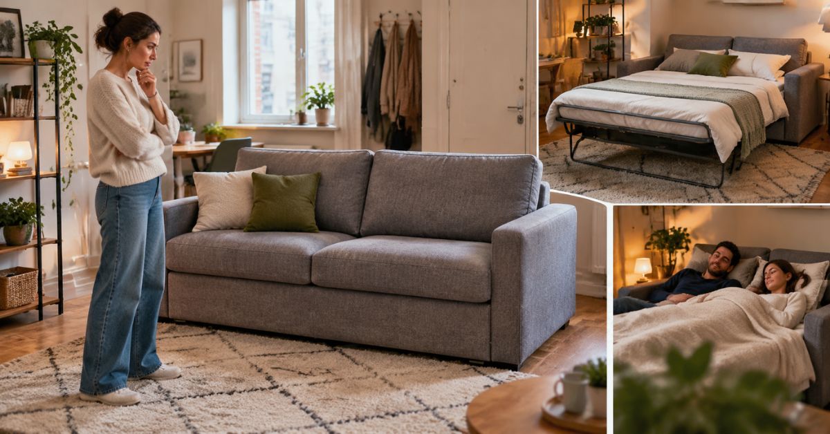 Choosing a Used Sofa Bed for Overnight Guests in a Small Flat - Al Thahani Furniture