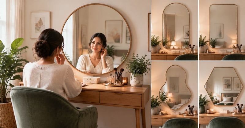 Choosing the Right Mirror Shape for Your Dressing Table Setup - Al Thahani Furniture