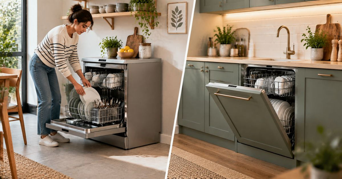 Freestanding or Built-In Dishwasher: Which Is Easier to Fit in Your Kitchen? - Al Thahani Furniture