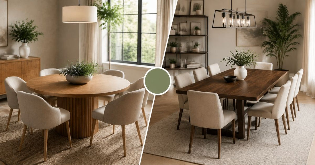 Round vs Rectangular Dining Table: Which Shape Is Best? - Al Thahani Furniture