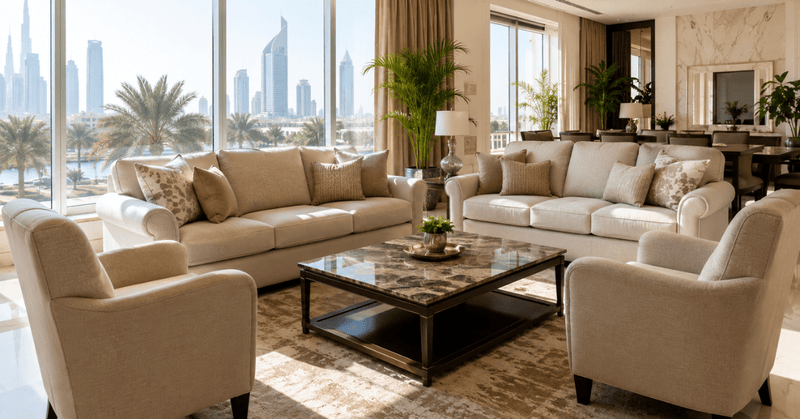 Why Used Sofa Sets and Arm Chairs Are a Smart Choice for UAE Homes - Al Thahani Furniture