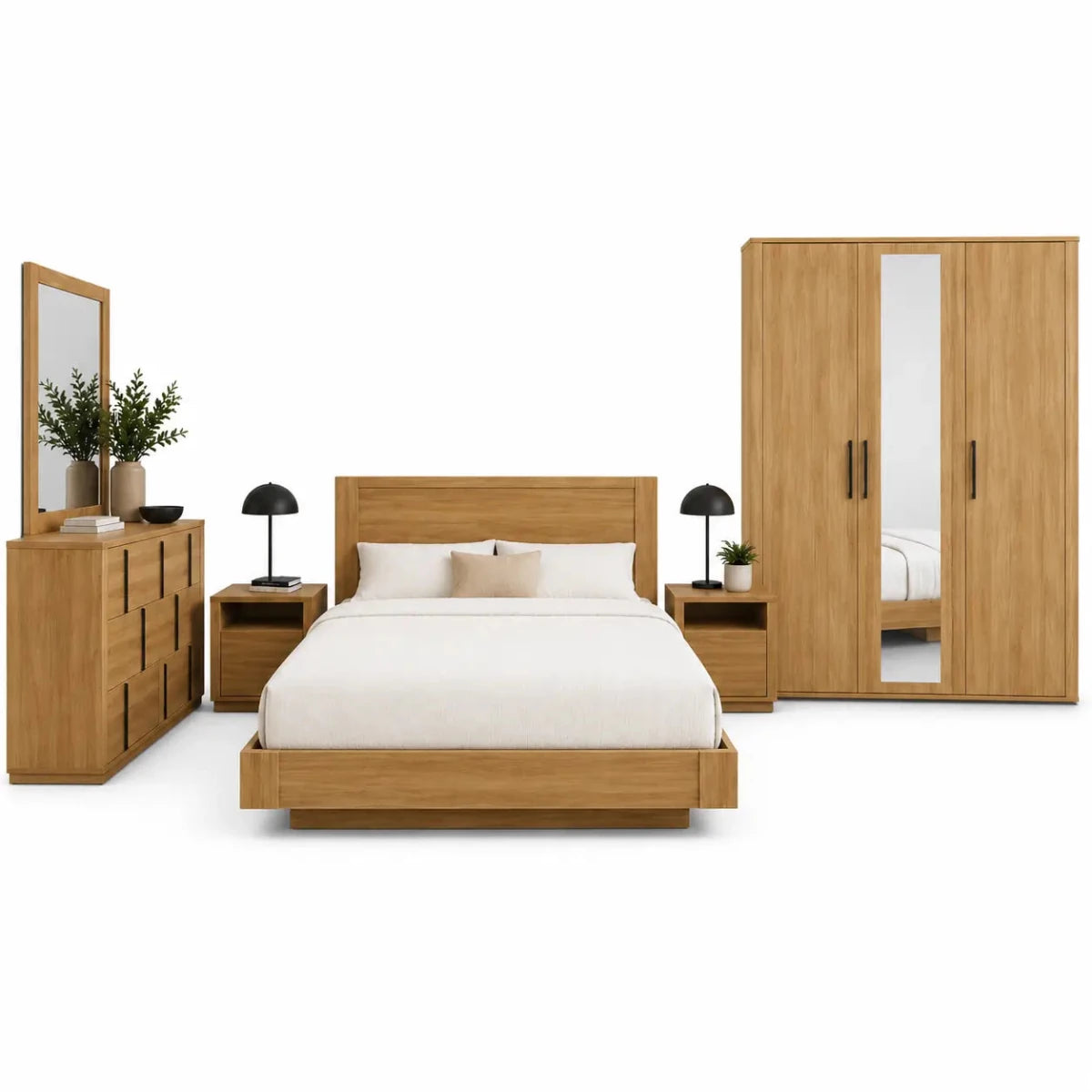 Bedroom Set with Wardrobe