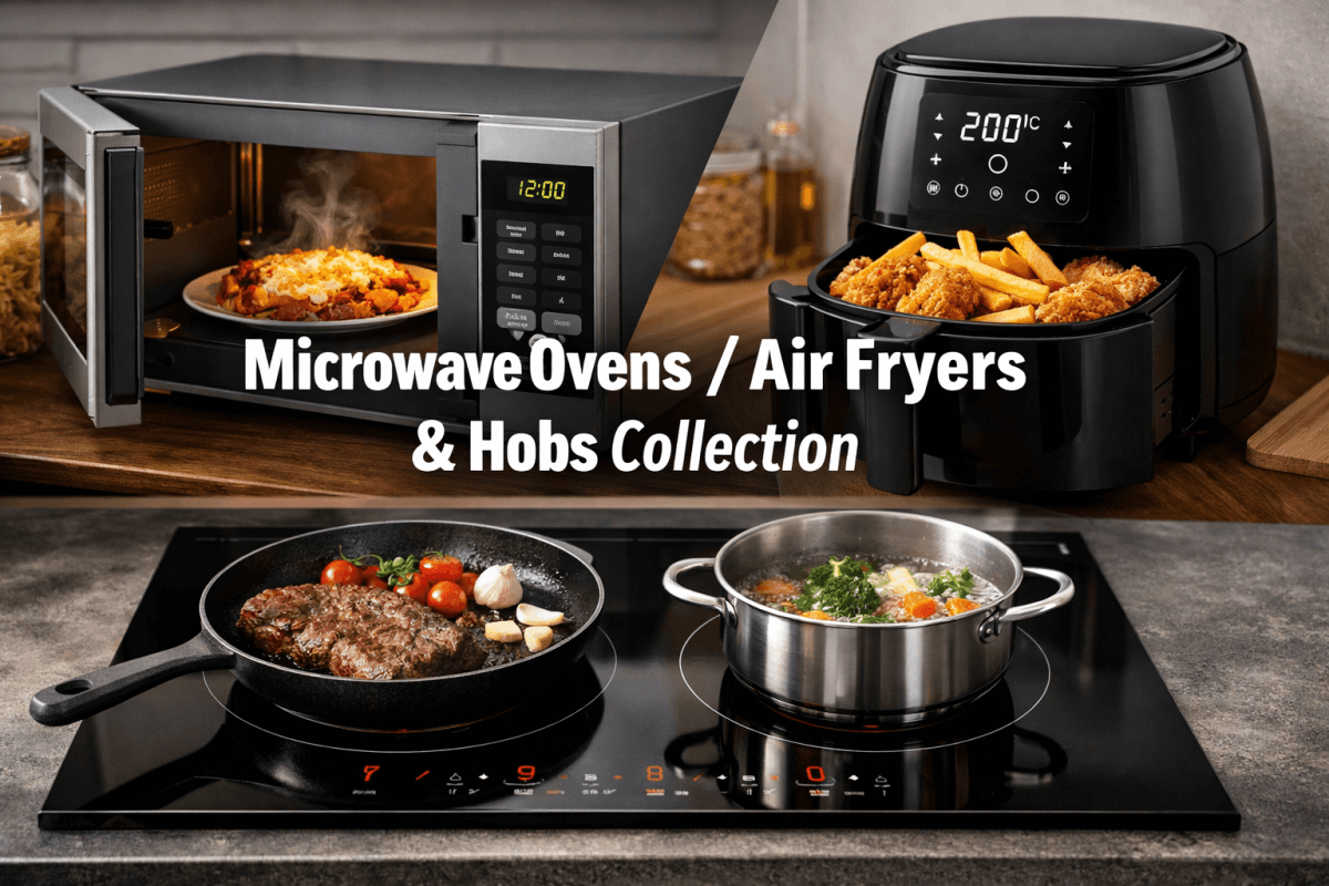 Microwave Ovens/Air fryer & Hobs