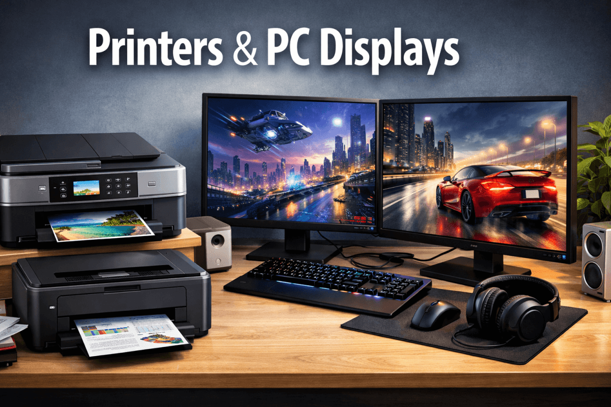Printer & Pc Display