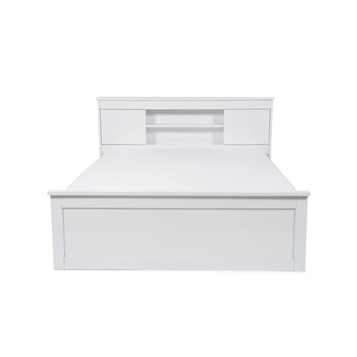 Pan Home King-Size Storage Bed with Mattress – 180 × 200 cm