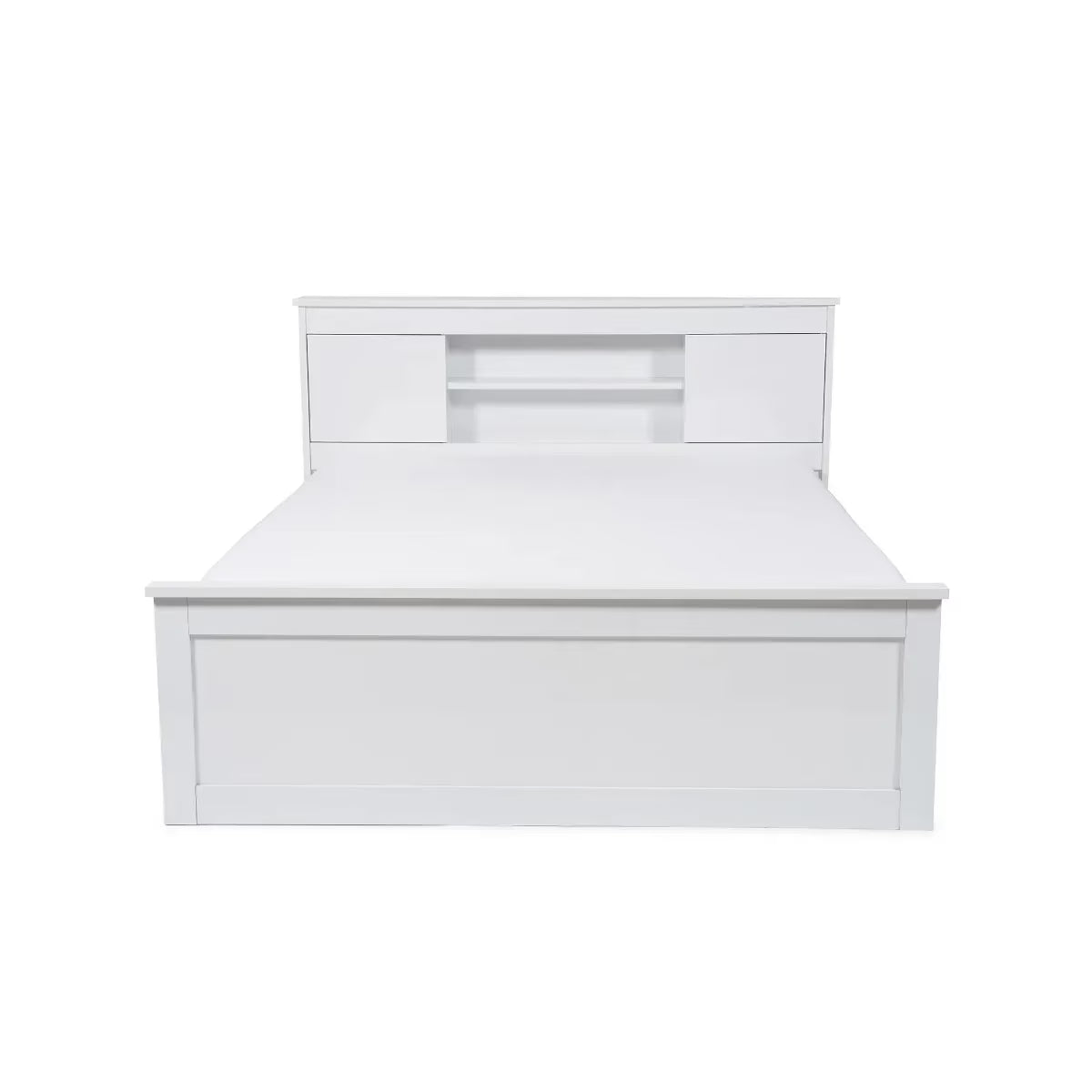 Pan Home King-Size Storage Bed with Mattress – 180 × 200 cm