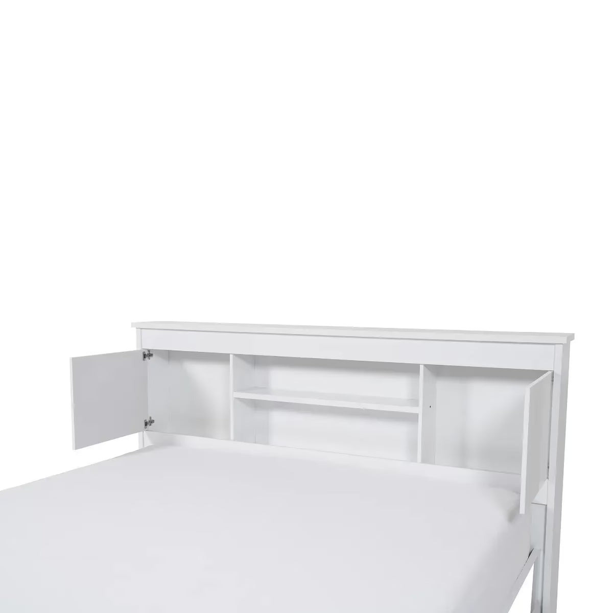 Pan Home King-Size Storage Bed with Mattress – 180 × 200 cm