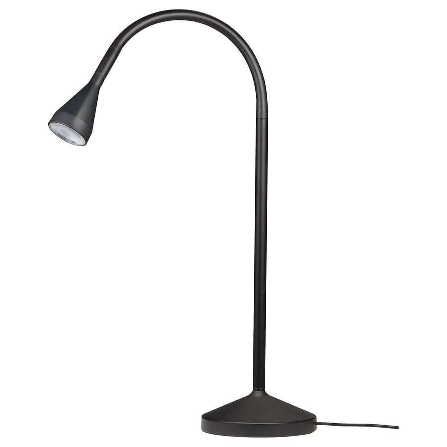 IKEA NÄVLINGE LED Work Lamp – Black, Flexible Arm