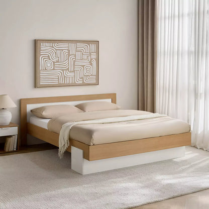 Home Center Hugo King Bed with mattress | 180x200 cm - used 5 months