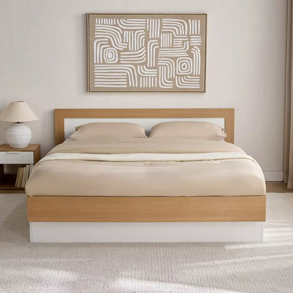 Home Center Hugo King Bed with mattress | 180x200 cm - used 5 months