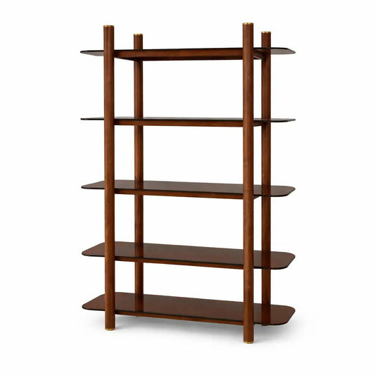 2XL Home 5 - Tier Glass Shelving Unit – 168cm - Used 4 Months - althahanifurniture