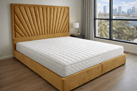 2XL Home Headboard – Bloom / Sunburst Style – with High - Quality King Size Mattress (180x200cm - althahanifurniture