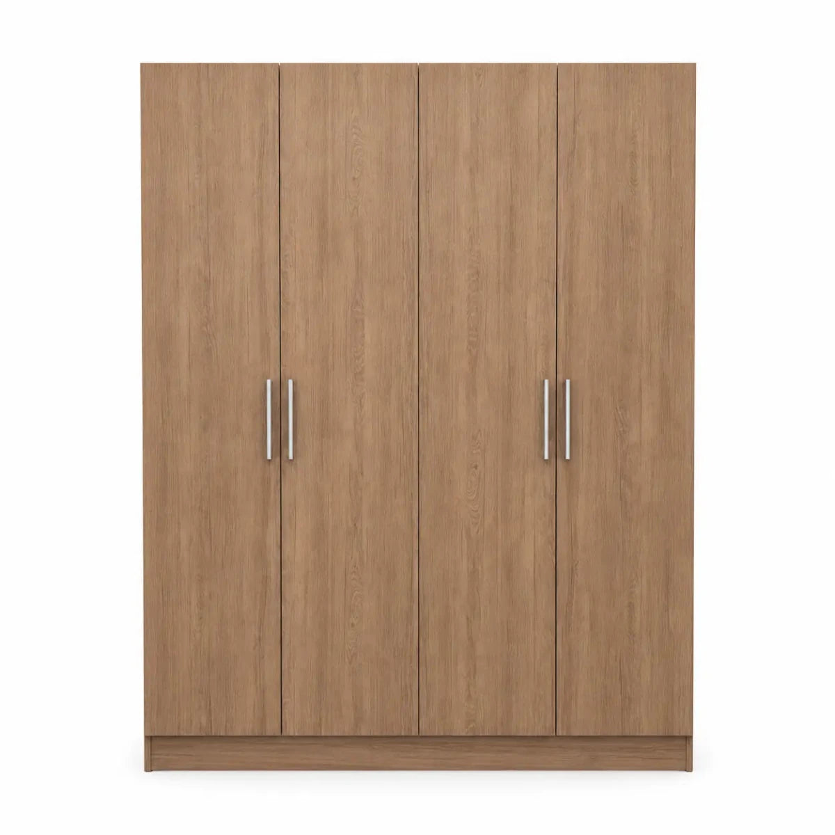 4-Door Wardrobe | Minimalist, Engineered Wood - used 5 months - Al Thahani Furniture