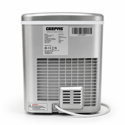 Geepas Portable Ice Cube Maker – 12 kg Daily Production – Model GIM63015UK