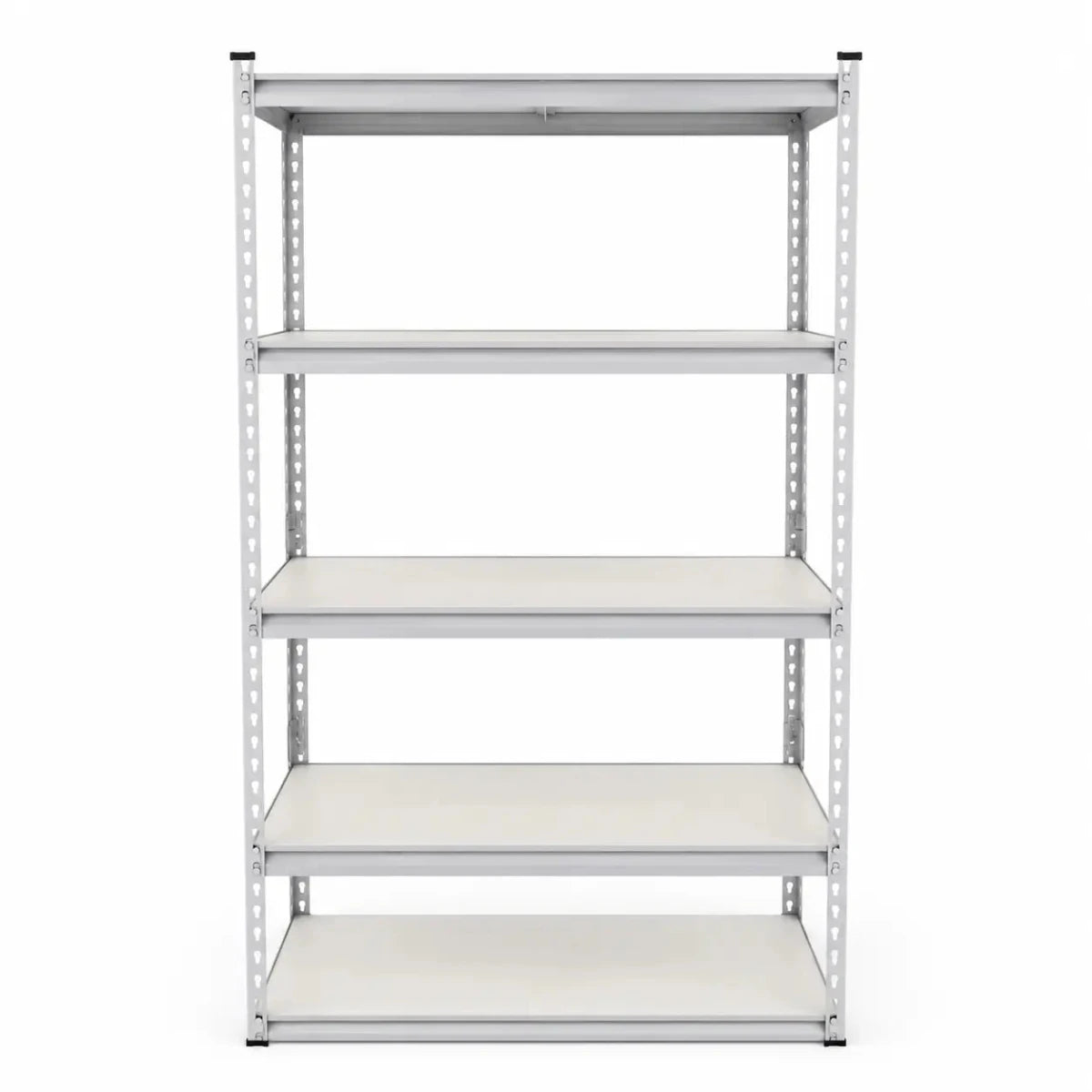5-Tier Medium Duty Storage Shelf Rack | White - used 4 months - Al Thahani Furniture