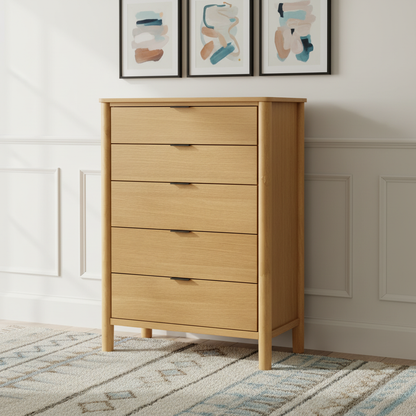 Home Urs Miller Chest of Drawers | Walnut, 5 Drawers - used 3 months
