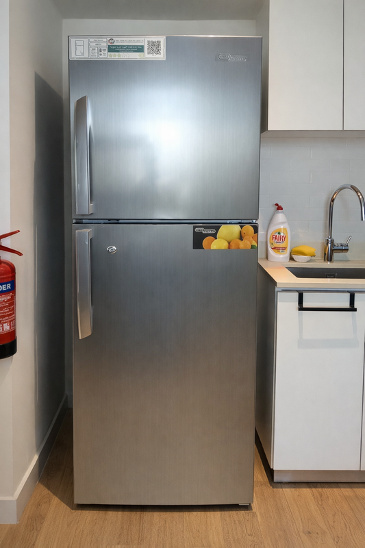 Super General Top Mount 2-Door Refrigerator – 511L, Stainless Steel, No Frost