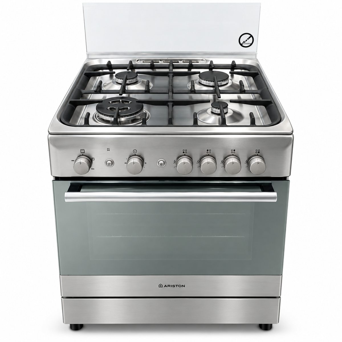 Ariston A6TG1F C(X) EX 60cm 4-Burner Full Gas Cooker with 58L Oven – Stainless Steel