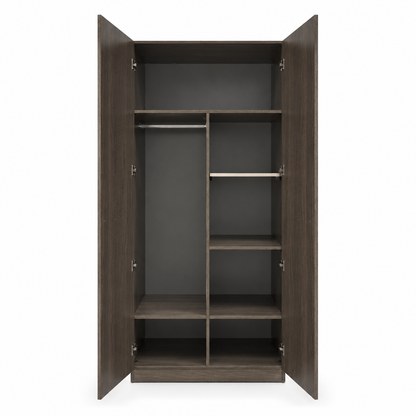 Home Centre 2-Door Wardrobe – Approx. 90 × 40 × 180 cm