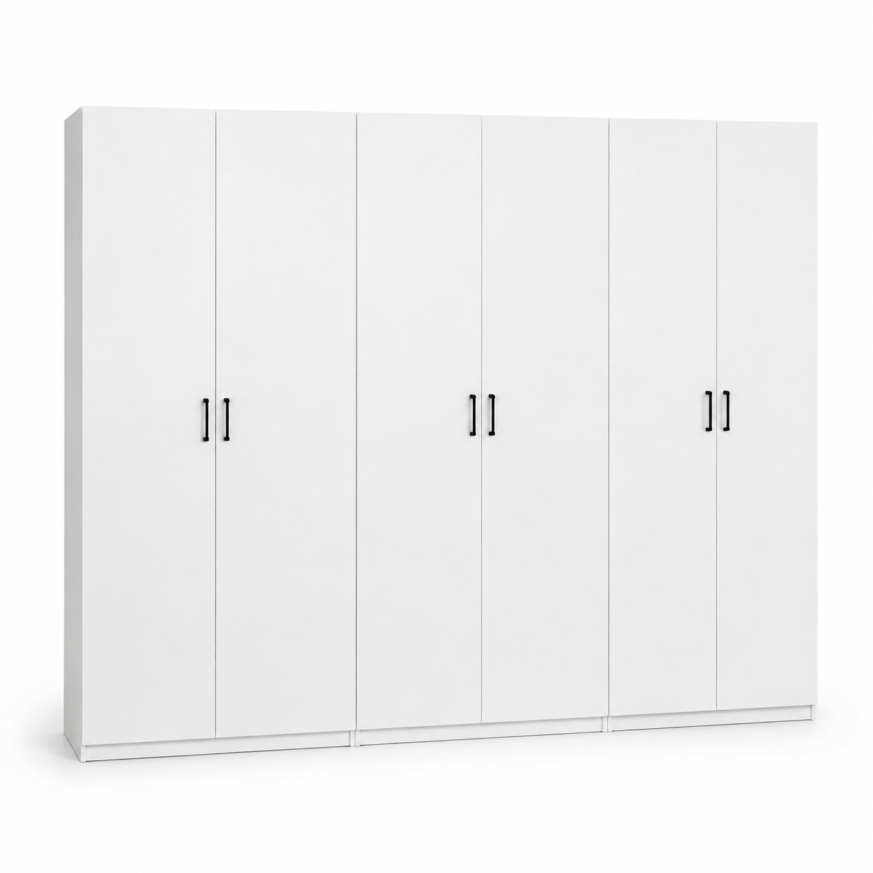 IKEA PAX 6-Door Modular Wardrobe with Mesh Baskets