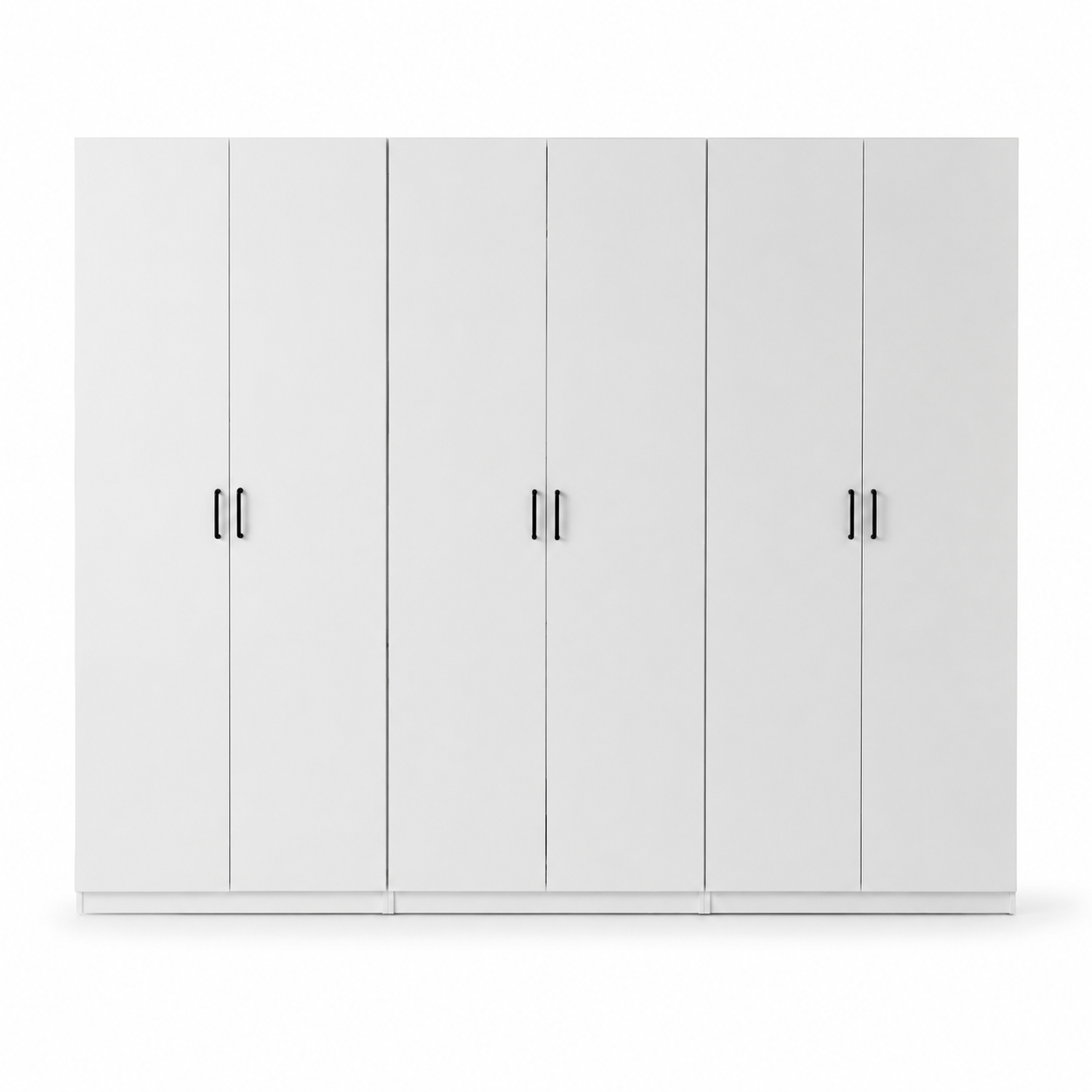 IKEA PAX 6-Door Modular Wardrobe with Mesh Baskets