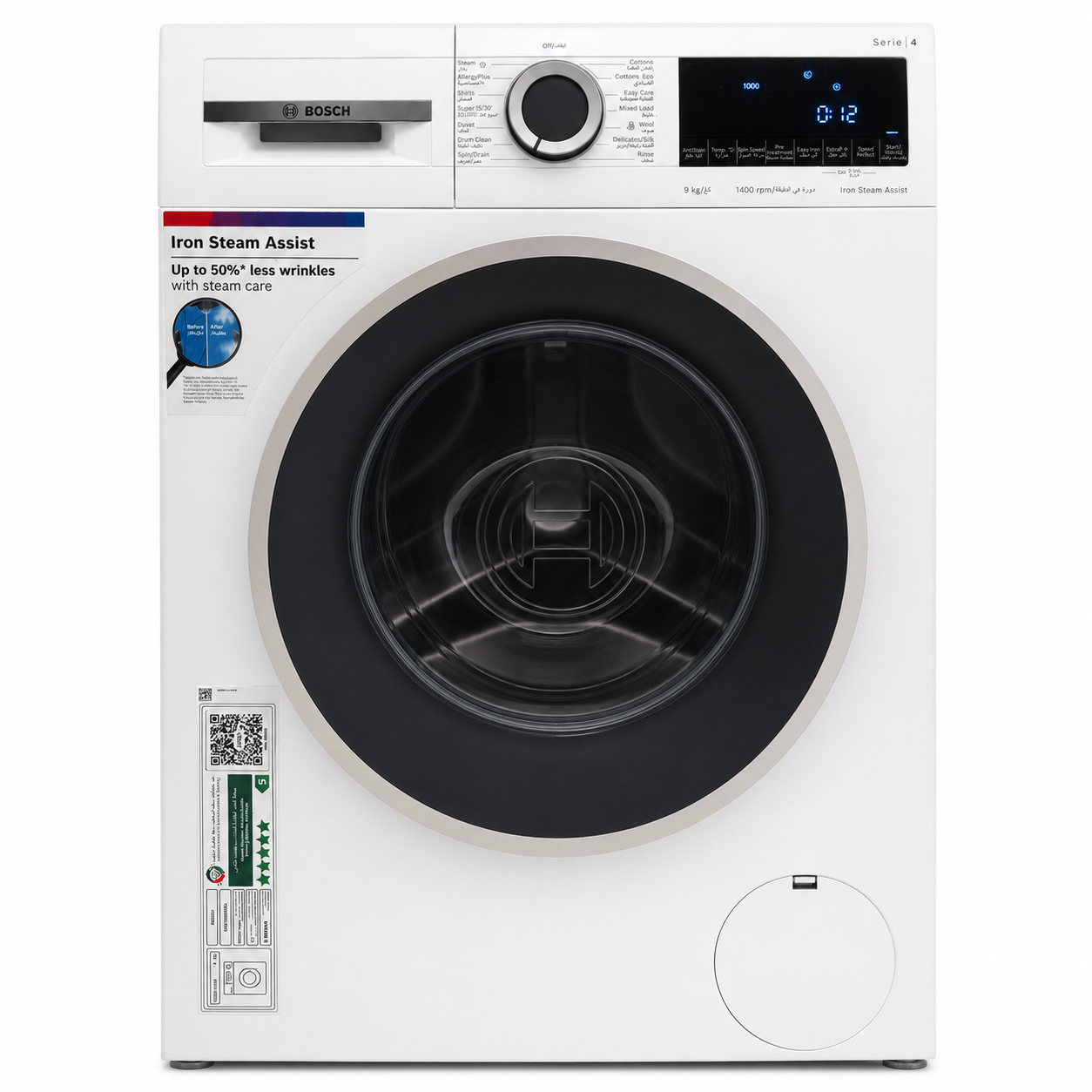 Bosch Serie 4 9 kg Front-Load Washing Machine – WGA14400GC/80