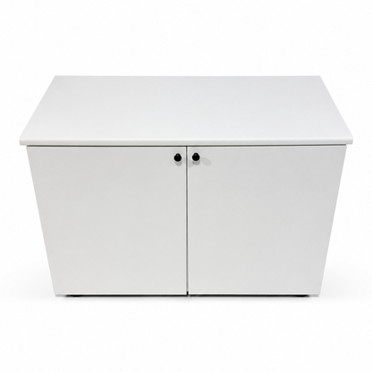 White 2-Door Storage Cabinet / Sideboard – 123 × 64 × 90 cm