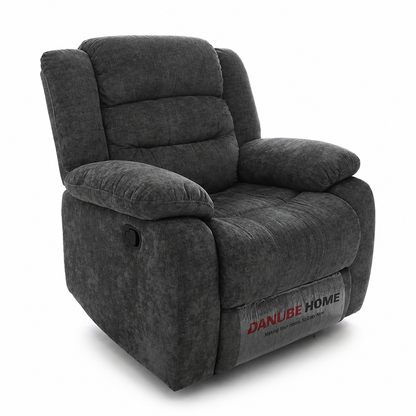 Danube Home Manual Recliner Chair – Dark Grey