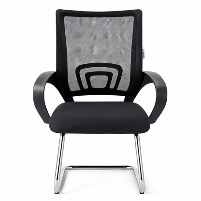 Royaloak Rome Mesh Visitor Chair – Black