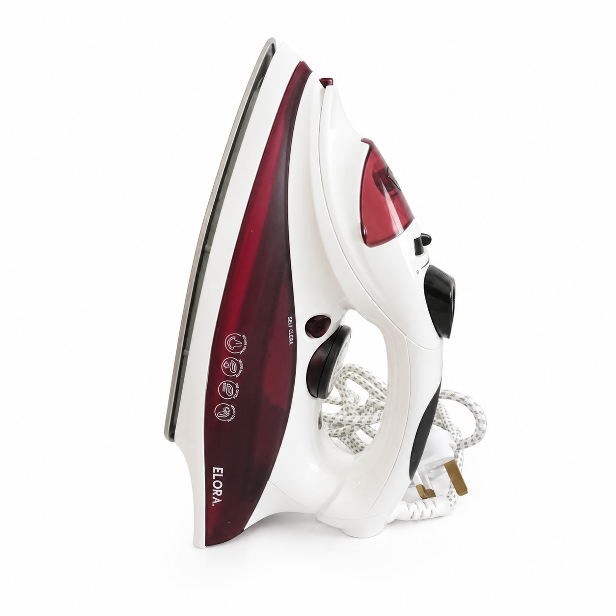 ELORA Steam Iron with Self-Clean Function