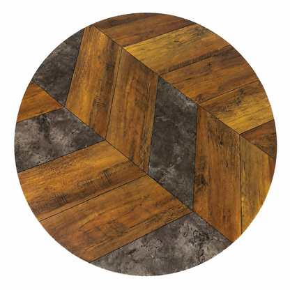 Latitude Run Royceton Round Bar-Height Table – 60 × 60 × 40 in
