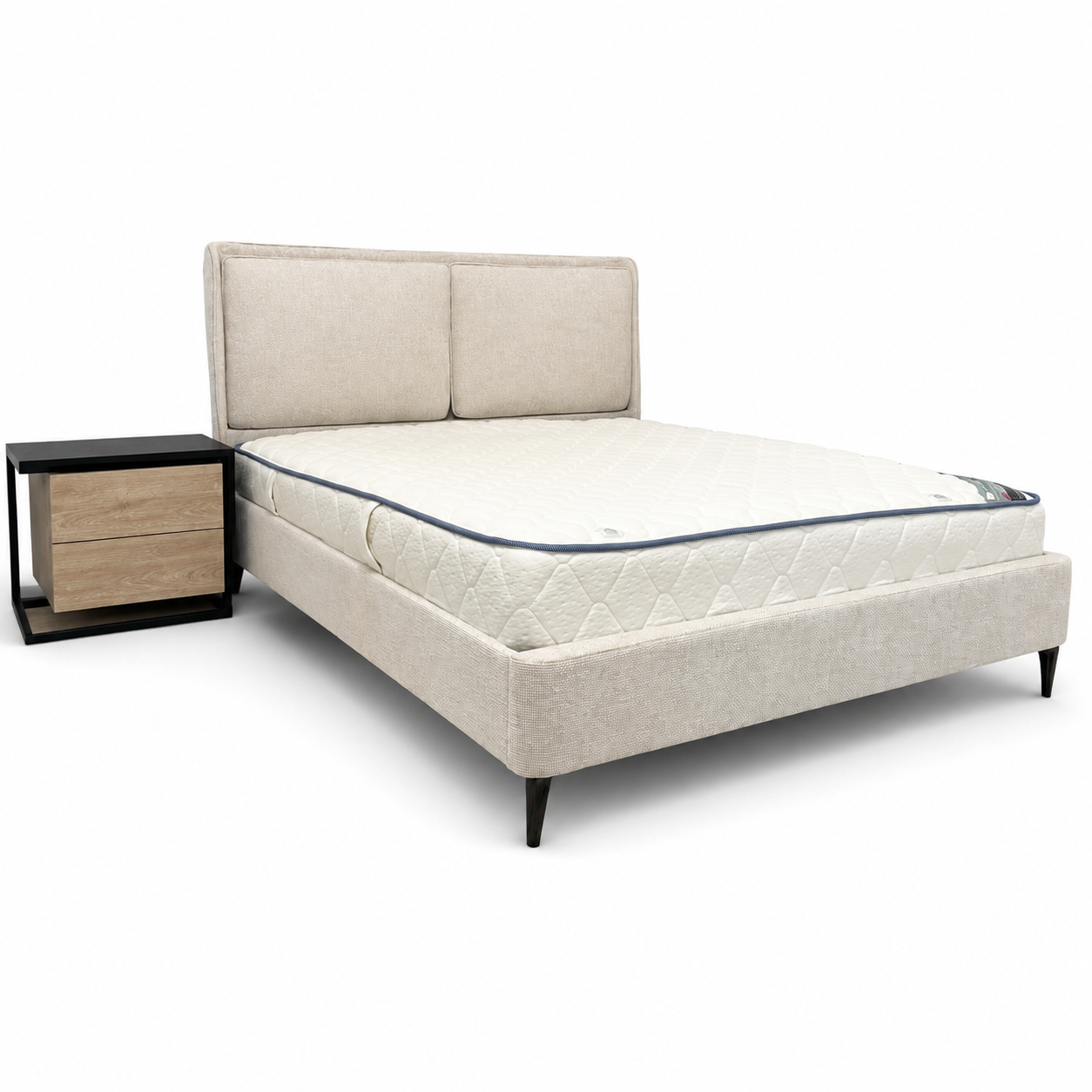 Lifestyle Furniture SM 8386A Queen Bedroom Set with Mattress – 160 × 200 cm