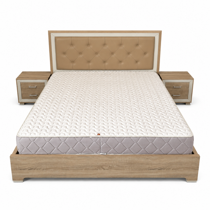 Home Centre King-Size Bedroom Set with 5-Door Wardrobe & Mattress – 180 × 210 cm