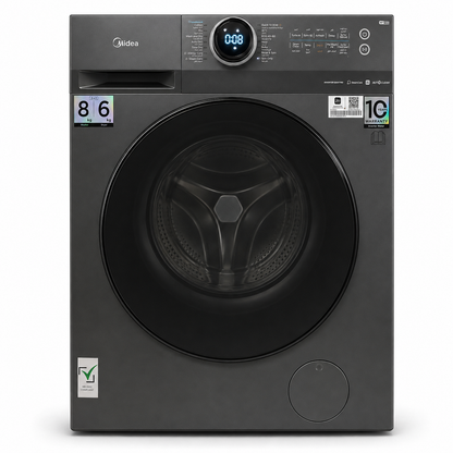 Midea MF200D80WB/T-GCC 8kg Washer & 6kg Dryer Combo | Wi-Fi, Steam Care, Titanium Grey