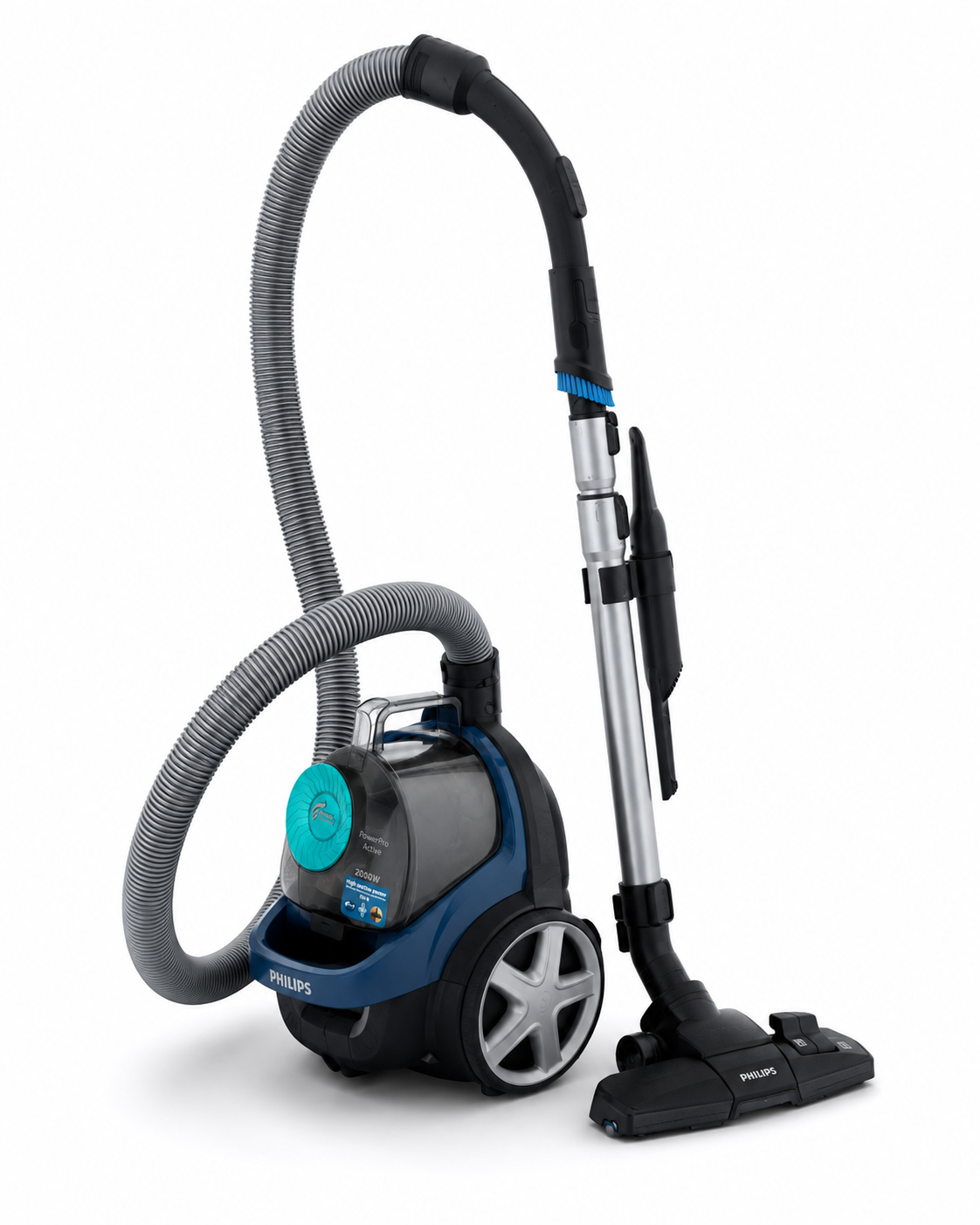 Philips FC9570/62 5000 Series PowerPro Active Bagless Vacuum Cleaner | 2000W, Dark Blue